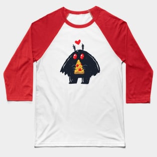 Mothman Pizza Baseball T-Shirt